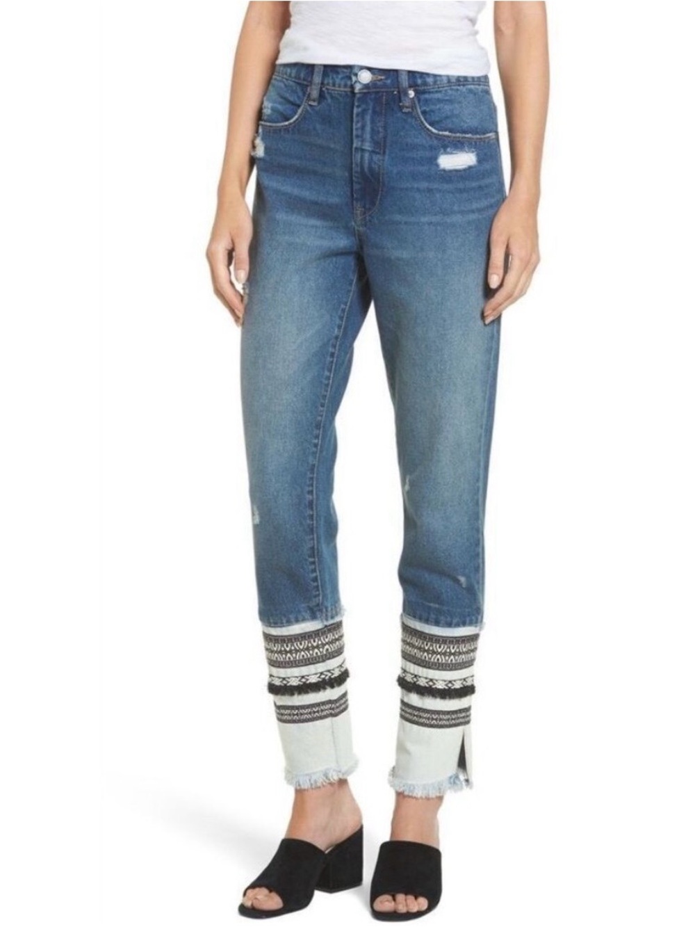BLANKNYC Highrise Tapered Miss Molly Jeans Sz 27